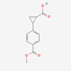 2-[4-(Methoxycarbonyl)phenyl]cyclopropanecarboxylic Acid