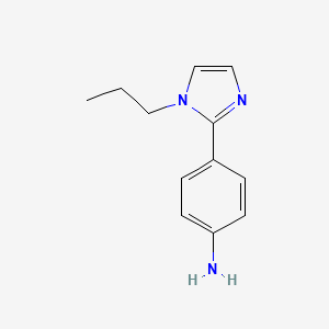 4-(1-Propyl-1h-imidazol-2-yl)aniline