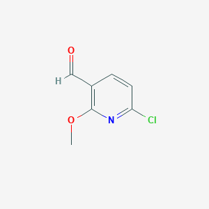 molecular formula C7H6ClNO2 B1353488 6-Chloro-2-methoxynicotinaldehyde CAS No. 95652-81-6
