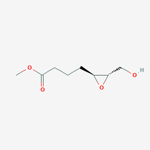 molecular formula C8H14O4 B1353489 Methyl-(-)-5S,6S)-epoxy 7-hydroxyheptanoate CAS No. 77341-36-7