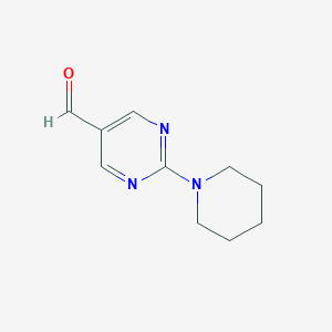 molecular formula C10H13N3O B135349 2-哌啶-1-基-嘧啶-5-甲醛 CAS No. 149806-11-1
