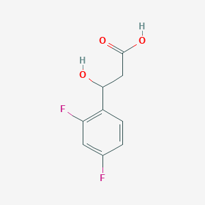 3-(2,4-Difluorophenyl)-3-hydroxypropanoic acid