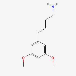 molecular formula C12H19NO2 B13534919 4-(3,5-Dimethoxyphenyl)butan-1-amine 