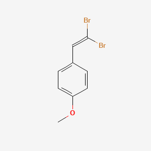 molecular formula C9H8Br2O B1353493 1-(2,2-dibromoethenyl)-4-methoxybenzene CAS No. 60512-57-4