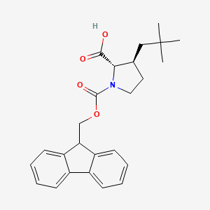 (2S,3S)-1-(((9H-Fluoren-9-yl)methoxy)carbonyl)-3-neopentylpyrrolidine-2-carboxylic acid