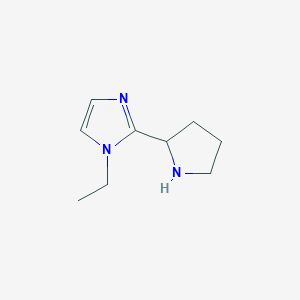 1-ethyl-2-(pyrrolidin-2-yl)-1H-imidazole