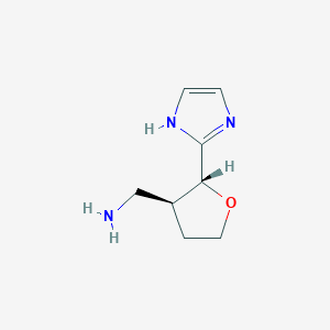 Rac-[(2r,3s)-2-(1h-imidazol-2-yl)oxolan-3-yl]methanamine