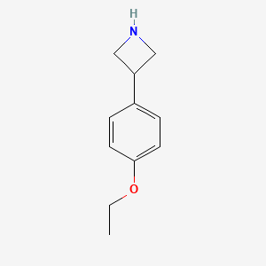 molecular formula C11H15NO B13535015 3-(4-Ethoxyphenyl)azetidine 