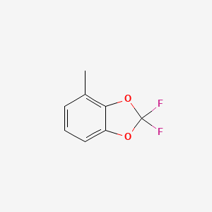 molecular formula C8H6F2O2 B1353504 2,2-二氟-4-甲基-1,3-苯二噁杂环 CAS No. 72769-03-0