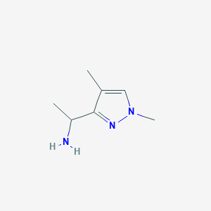 1-(1,4-dimethyl-1H-pyrazol-3-yl)ethan-1-amine