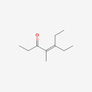 molecular formula C10H18O B13535064 5-Ethyl-4-methyl-4-hepten-3-one CAS No. 22319-28-4