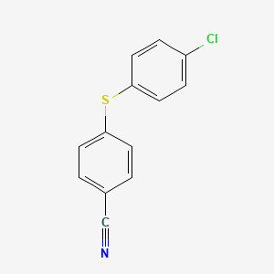 molecular formula C13H8ClNS B1353507 4-[(4-Chlorophenyl)Sulfanyl]Benzonitrile CAS No. 96461-81-3