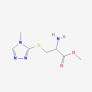 methyl S-(4-methyl-4H-1,2,4-triazol-3-yl)cysteinate