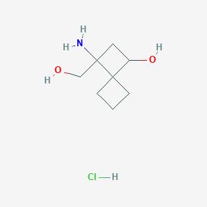 3-Amino-3-(hydroxymethyl)spiro[3.3]heptan-1-ol hydrochloride