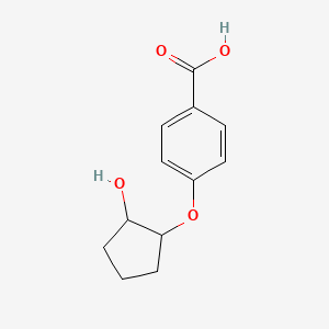 4-((2-Hydroxycyclopentyl)oxy)benzoic acid