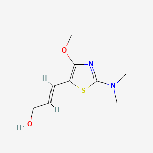 3-(2-(Dimethylamino)-4-methoxythiazol-5-yl)prop-2-en-1-ol