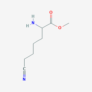 Methyl 2-amino-6-cyanohexanoate