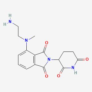 4-[2-Aminoethyl(methyl)amino]-2-(2,6-dioxo-3-piperidyl)isoindoline-1,3-dione