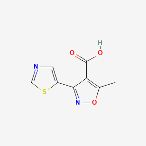 5-Methyl-3-(5-thiazolyl)isoxazole-4-carboxylic Acid