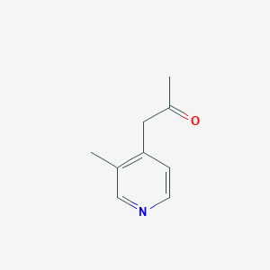 molecular formula C9H11NO B13535348 1-(3-Methylpyridin-4-yl)propan-2-one 