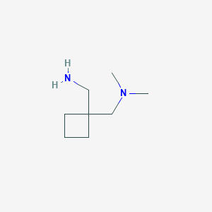 {1-[(Dimethylamino)methyl]cyclobutyl}methanamine