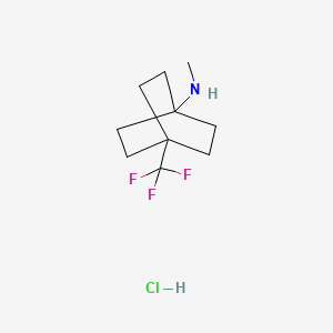 N-methyl-4-(trifluoromethyl)bicyclo[2.2.2]octan-1-amine hydrochloride