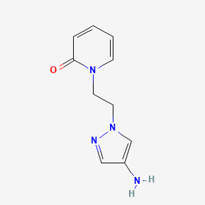 1-(2-(4-Amino-1h-pyrazol-1-yl)ethyl)pyridin-2(1h)-one