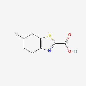 molecular formula C9H11NO2S B13535454 6-Methyl-4,5,6,7-tetrahydrobenzo[d]thiazole-2-carboxylic acid 