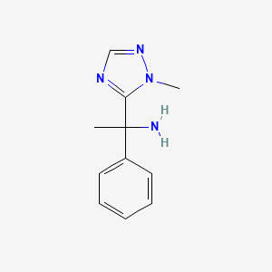 1-(1-Methyl-1h-1,2,4-triazol-5-yl)-1-phenylethan-1-amine