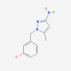 1-(3-Fluorobenzyl)-5-methyl-1h-pyrazol-3-amine