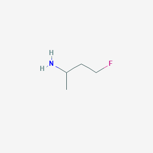 molecular formula C4H10FN B13535536 2-Amino-4-fluorobutane 