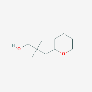 2,2-Dimethyl-3-(oxan-2-yl)propan-1-ol