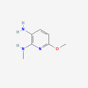 molecular formula C7H11N3O B1353557 6-甲氧基-N2-甲基吡啶-2,3-二胺 CAS No. 90817-34-8