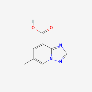 molecular formula C8H7N3O2 B13535599 6-Methyl-[1,2,4]triazolo[1,5-a]pyridine-8-carboxylic acid 