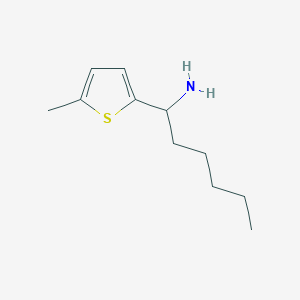 1-(5-Methylthiophen-2-yl)hexan-1-amine