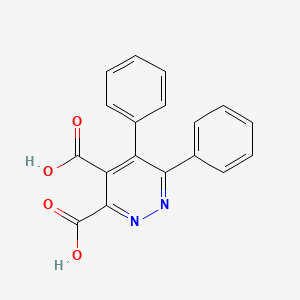 molecular formula C18H12N2O4 B1353562 5,6-二苯基-3,4-吡啶二甲酸 CAS No. 253144-69-3