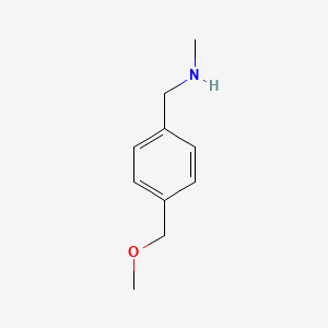 1-(4-(Methoxymethyl)phenyl)-N-methylmethanamine