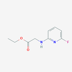 molecular formula C9H11FN2O2 B13535667 Ethyl (6-fluoropyridin-2-yl)glycinate 