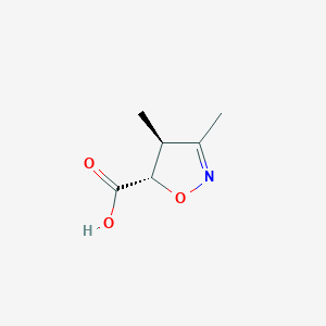 rac-(4R,5R)-3,4-dimethyl-4,5-dihydro-1,2-oxazole-5-carboxylicacid,trans