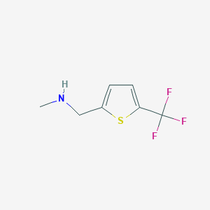 Methyl({[5-(trifluoromethyl)thiophen-2-yl]methyl})amine