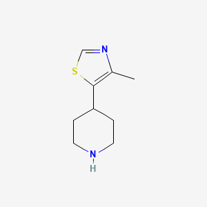 4-Methyl-5-(piperidin-4-yl)thiazole