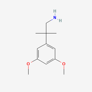 2-(3,5-Dimethoxyphenyl)-2-methylpropan-1-amine