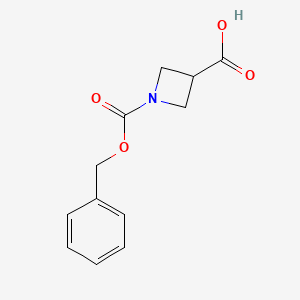molecular formula C12H13NO4 B1353573 1-Cbz-氮杂环丙氨酸 CAS No. 97628-92-7