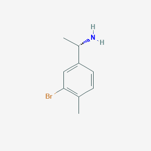 (S)-1-(3-Bromo-4-methylphenyl)ethan-1-amine