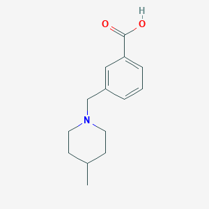 3-((4-Methylpiperidin-1-yl)methyl)benzoic acid