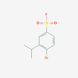 4-Bromo-3-isopropylbenzene-1-sulfonyl fluoride