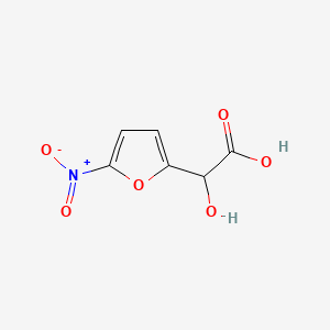 molecular formula C6H5NO6 B13535807 2-Hydroxy-2-(5-nitro-2-furyl)acetic Acid 