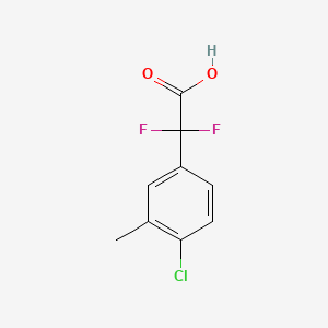 2-(4-Chloro-3-methylphenyl)-2,2-difluoroacetic acid