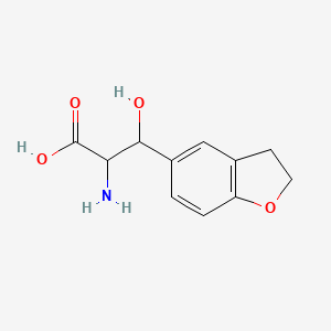 2-Amino-3-(2,3-dihydrobenzofuran-5-yl)-3-hydroxypropanoic acid