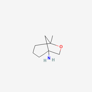 5-Methyl-6-oxabicyclo[3.2.1]octan-1-amine